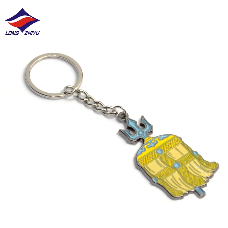 Longzhiyu 14 years manufacturer professional custom keychains metal enamel key chain for bag