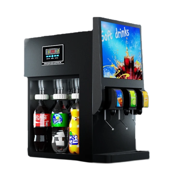 Nengyang 9 Bottles Automatic Commercial Freezing Soda Beverage Coke Vending Machine Iced Cola drink Dispenser