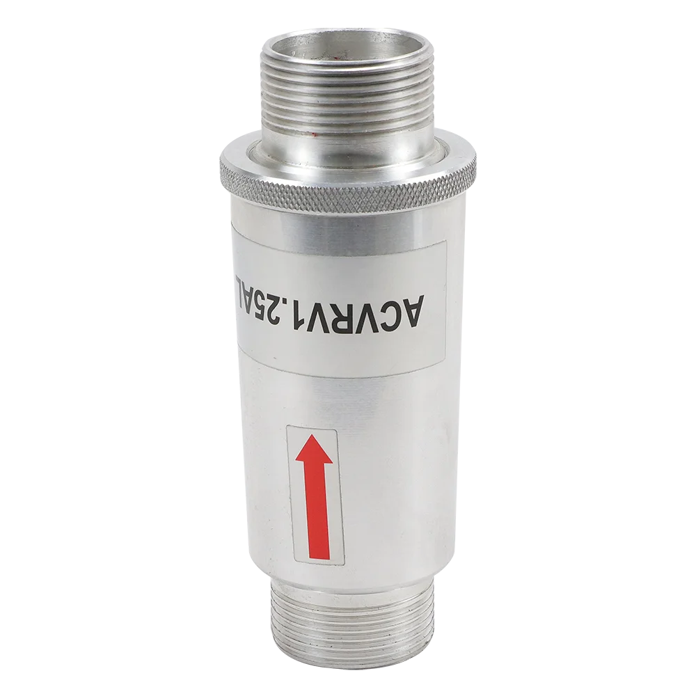 RV-02 1-1/4 Inch Aluminum Alloy Air Vacuum Pressure Relief Valve For Air Pump