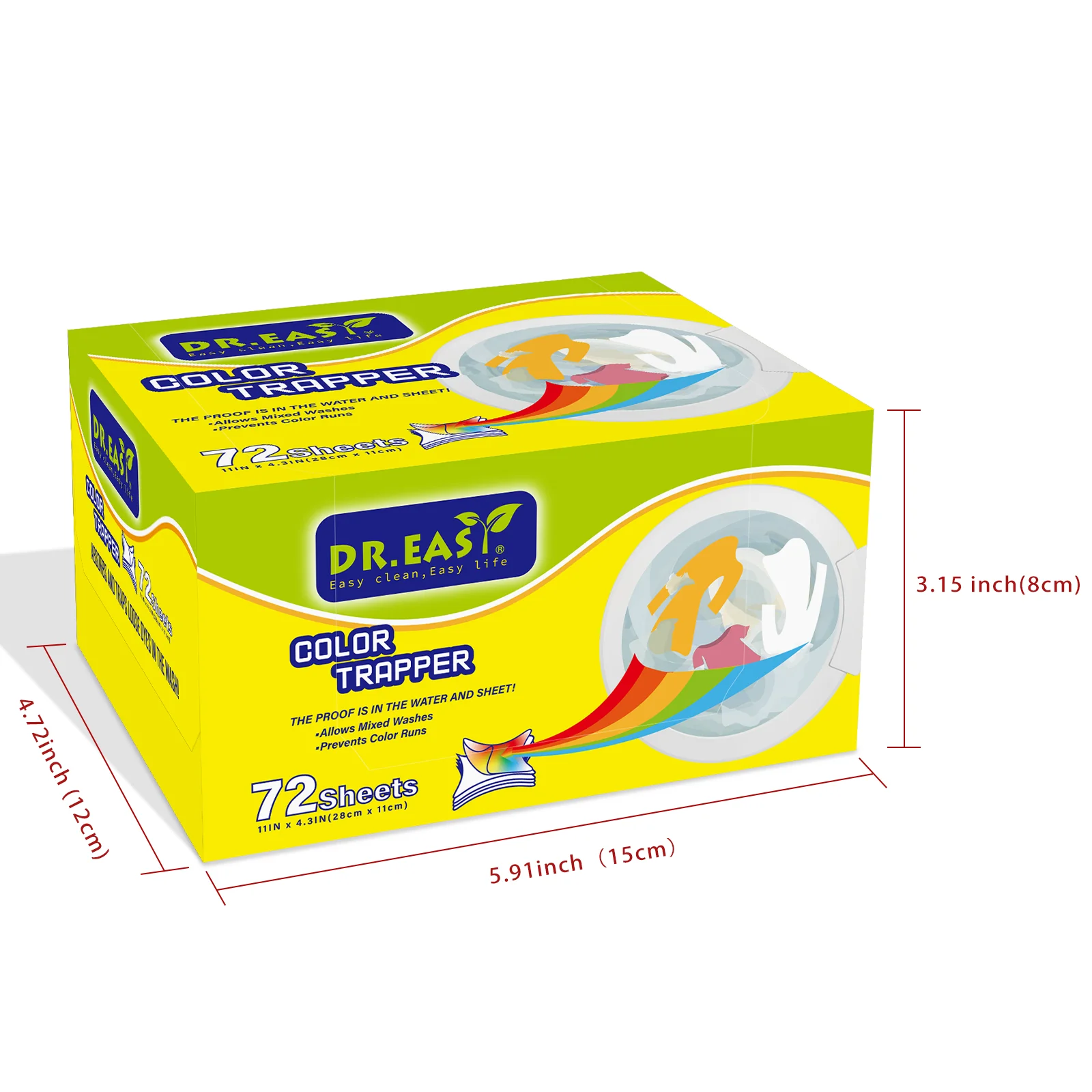 Natural Degradable Hot Selling Laundry Dye Nonwoven Fabric Fast Colour Catcher In Mixed Washes