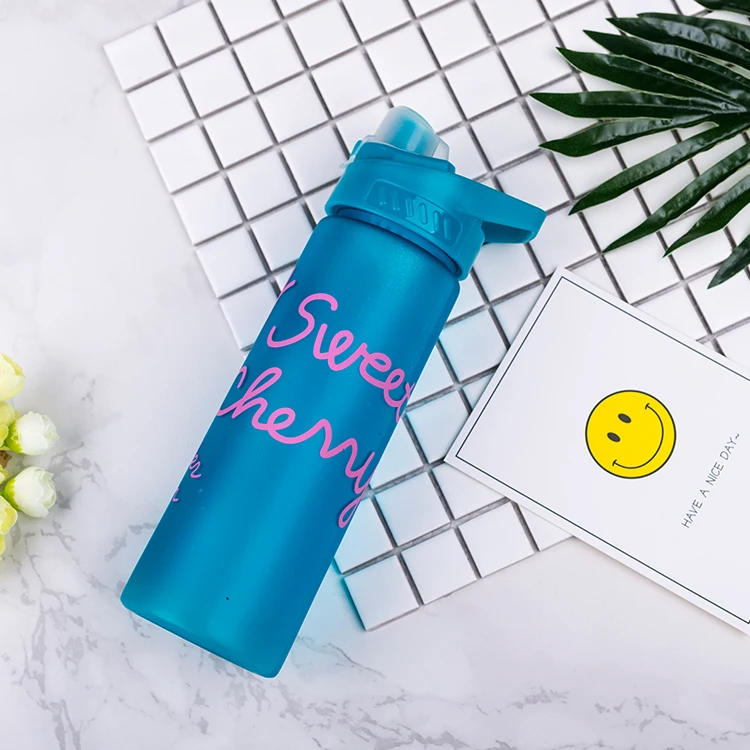Bpa бесплатно герметичная Спортивная бутылка для воды 650 мл с спортом Экологичная Спортивная пластиковая бутылка для воды