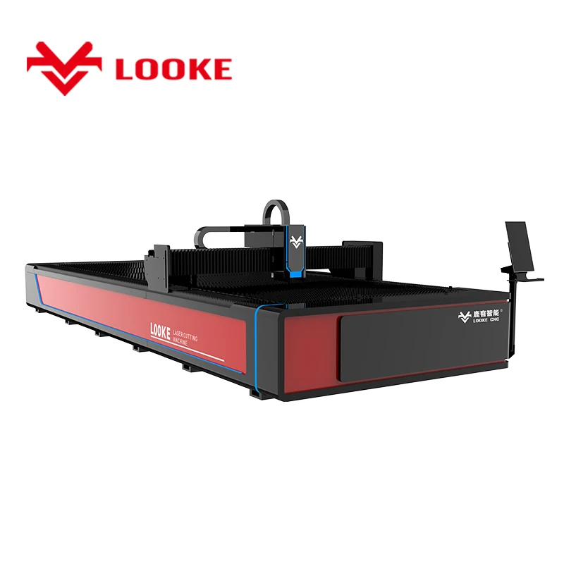 Big Factory Exchange Table Open Area 3015 2060 working area 1-3KW Middle Power fiber Laser Cutting Metal Machine