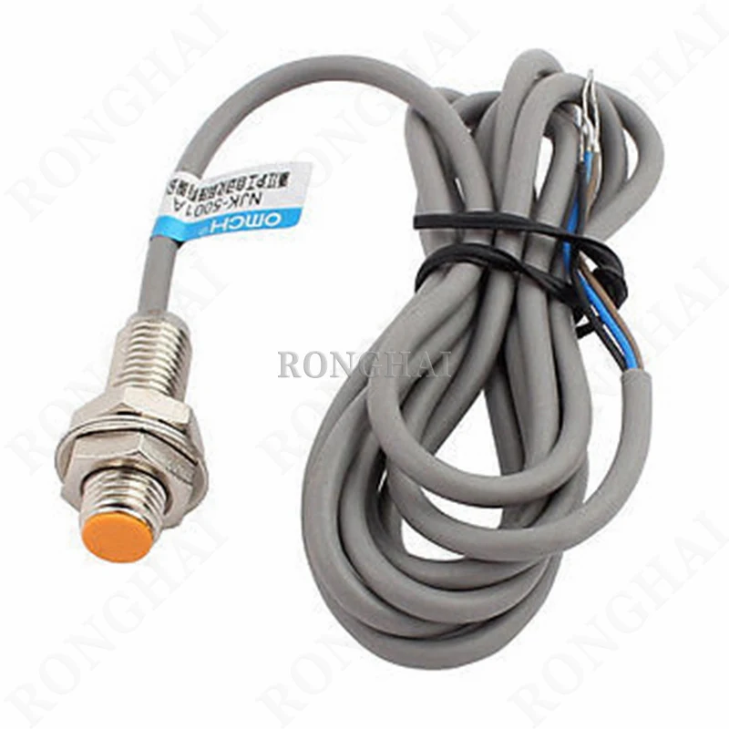 DC 5V-30V 3 Wires PNP NO Normal Open 8mm Distance M8 Hall Magnetic Induction Proximity Switch Hall Sensor Switch NJK-5001A
