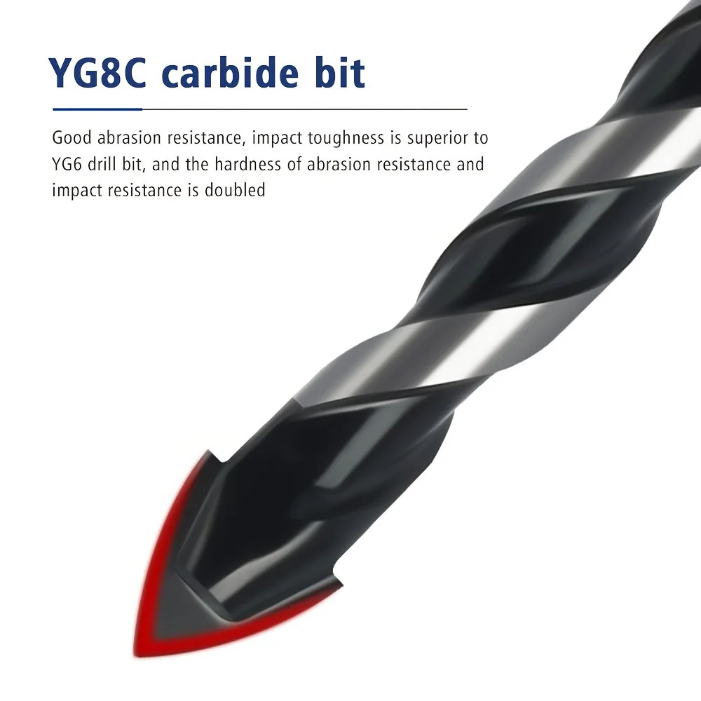 Multi-purpose construction metal drill bits Masonry wood metal drilling with carbide tip High quality drill bits