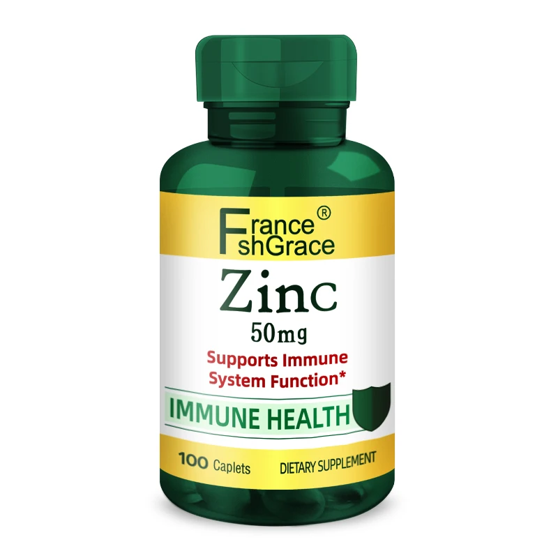 Support Energy Immune Skin Health Zinc 50 mg Caplets tablets