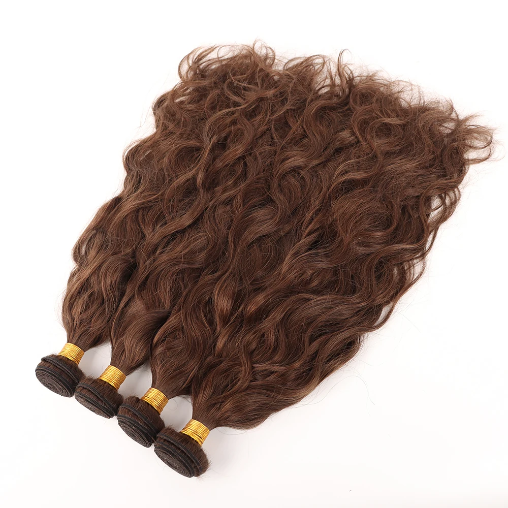 14-24 inches chestnut brown hair weft 100% human russian hair extensions natural human hair bundle