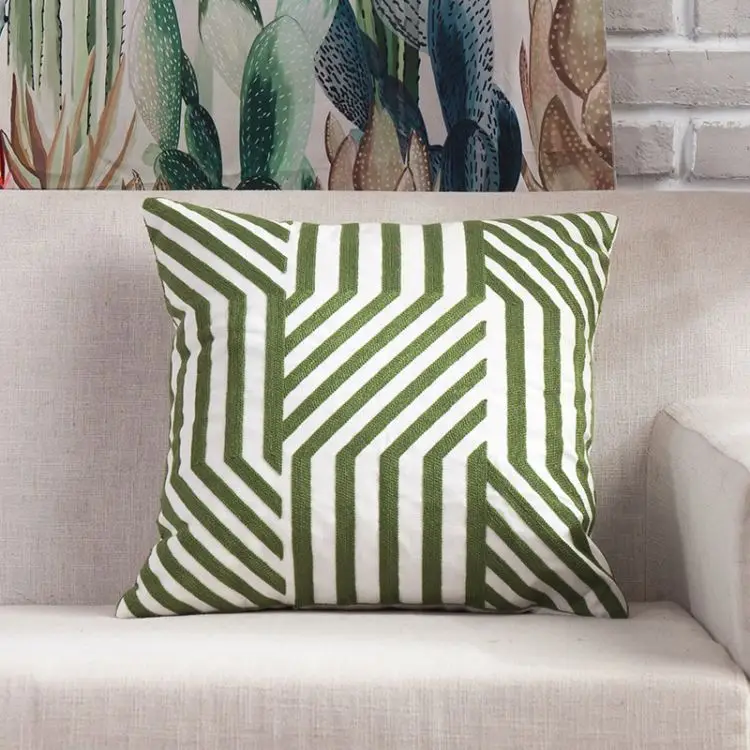 Cushion Cover Embroidery Design office pillow 3d japanese anime