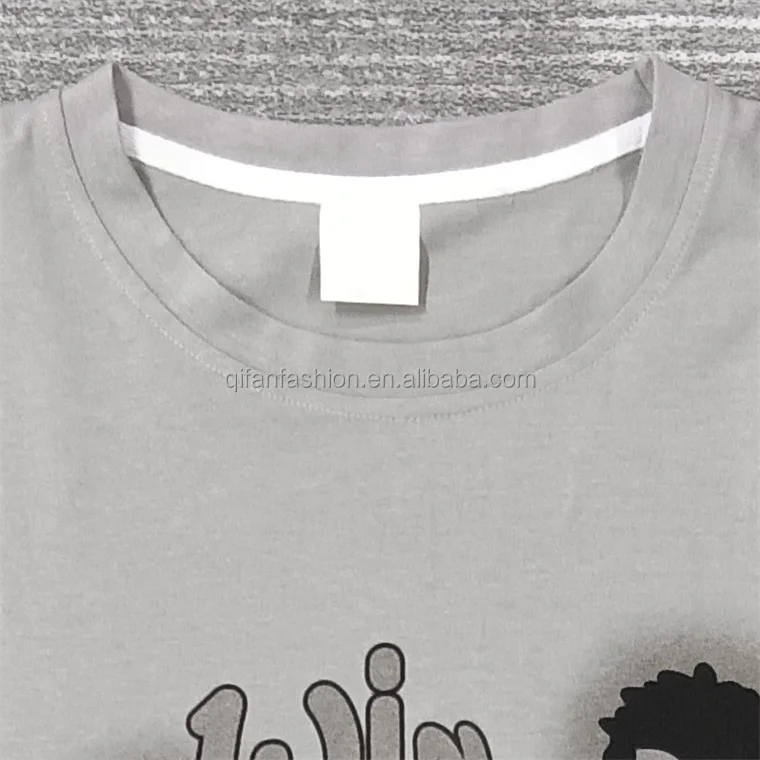 Custom printing cotton two tone long sleeve 2 in 1 double layer t shirt for men