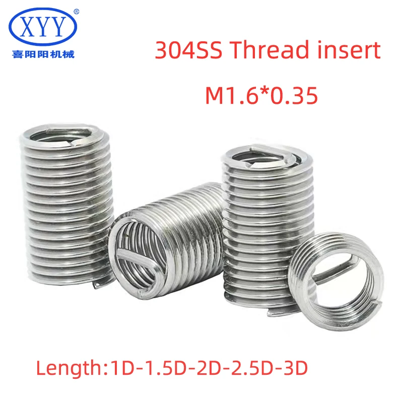 Inconel 617 Fasteners-ST4*0.7*1.5D Wire Thread Inserts