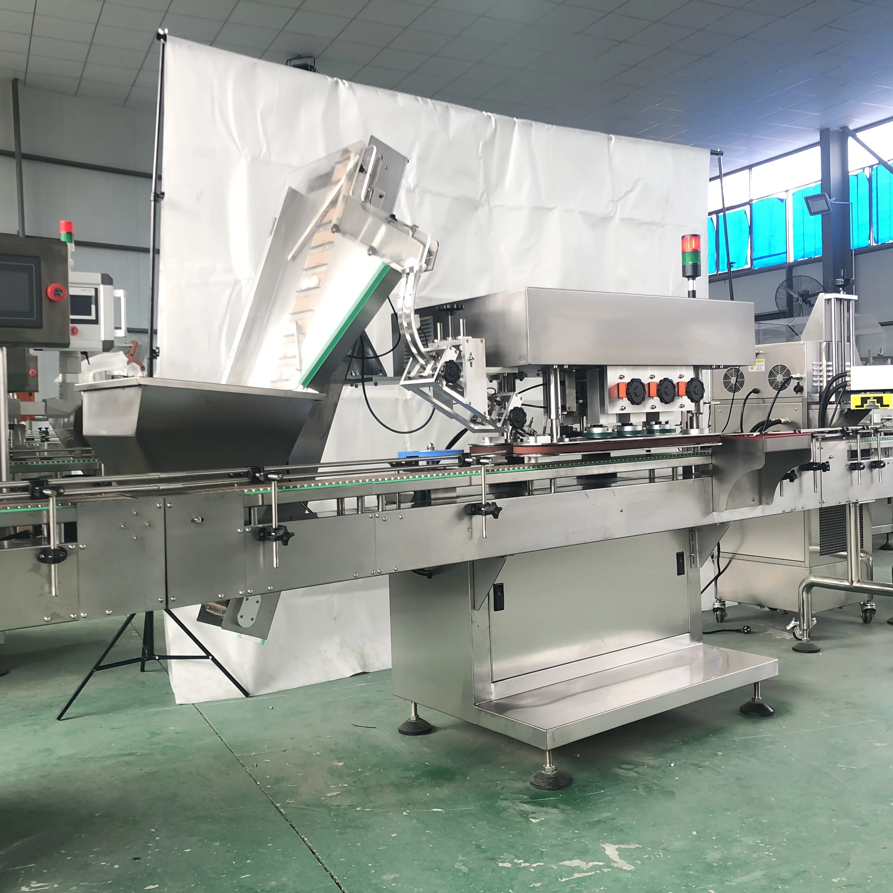 Empty Capsule Packing Production Line New Fully Automatic Capsule Packaging Line Counting And Packing Machines