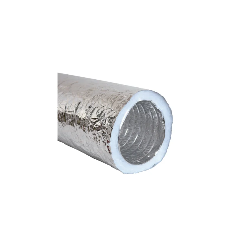 Aluminum Corrugated Pipe Duct HVAC flexible duct ventilating duct insulation types