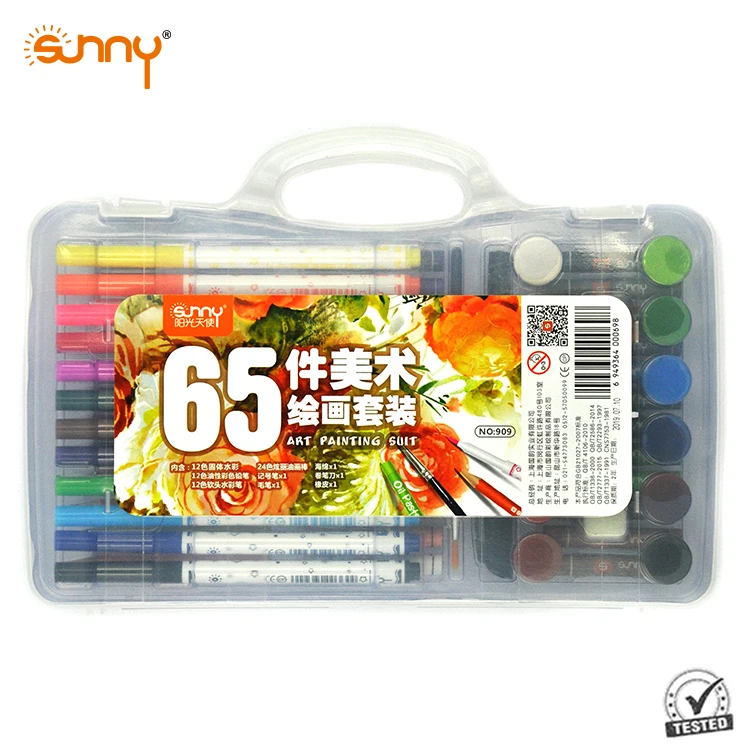 Солнечный бренд высокое качество производитель создавал 65 шт рисунок для рисования набор для детей