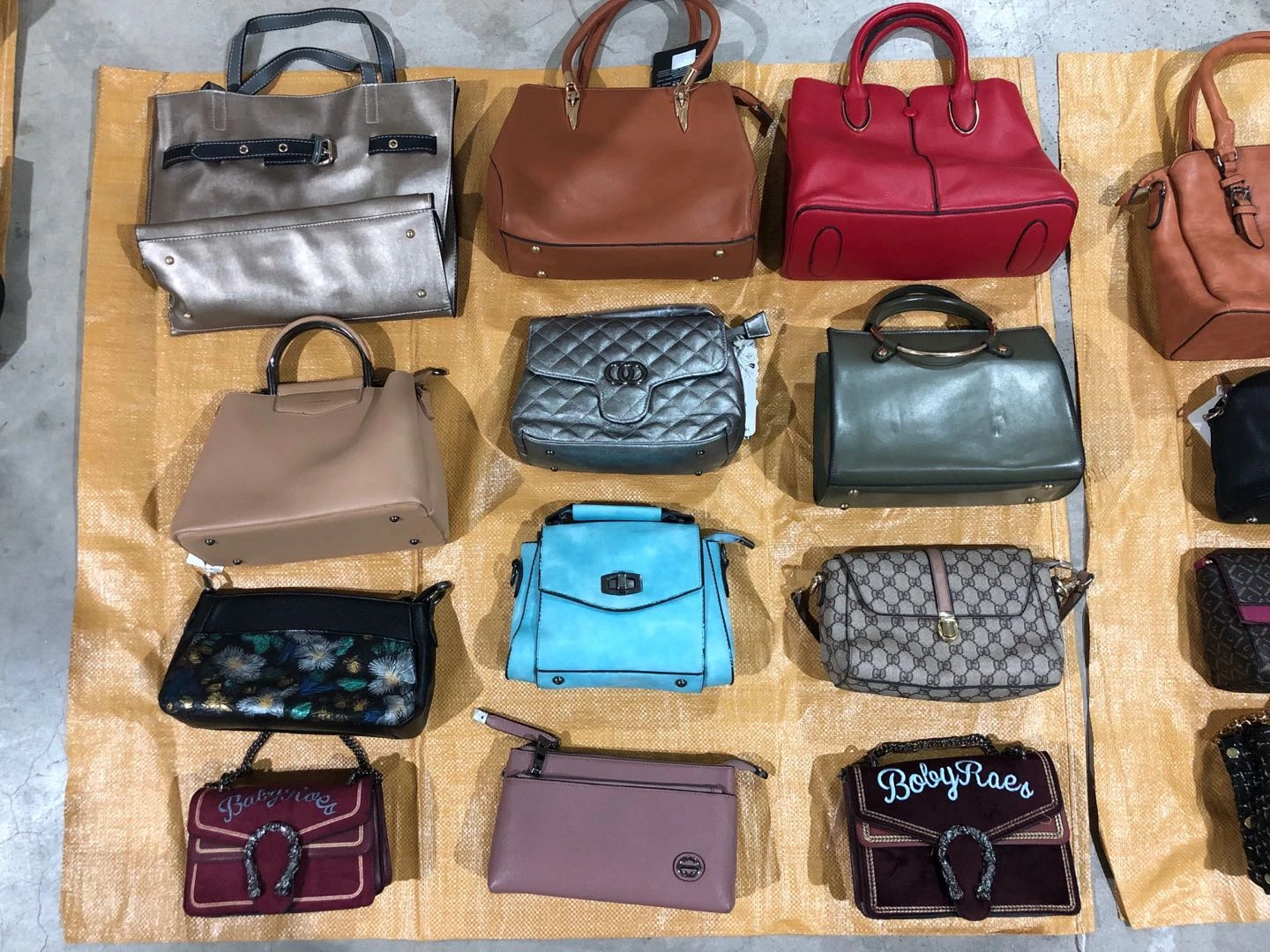GZY Wholesale Liquidation Women Lady Leather Handbag Low Price made in China