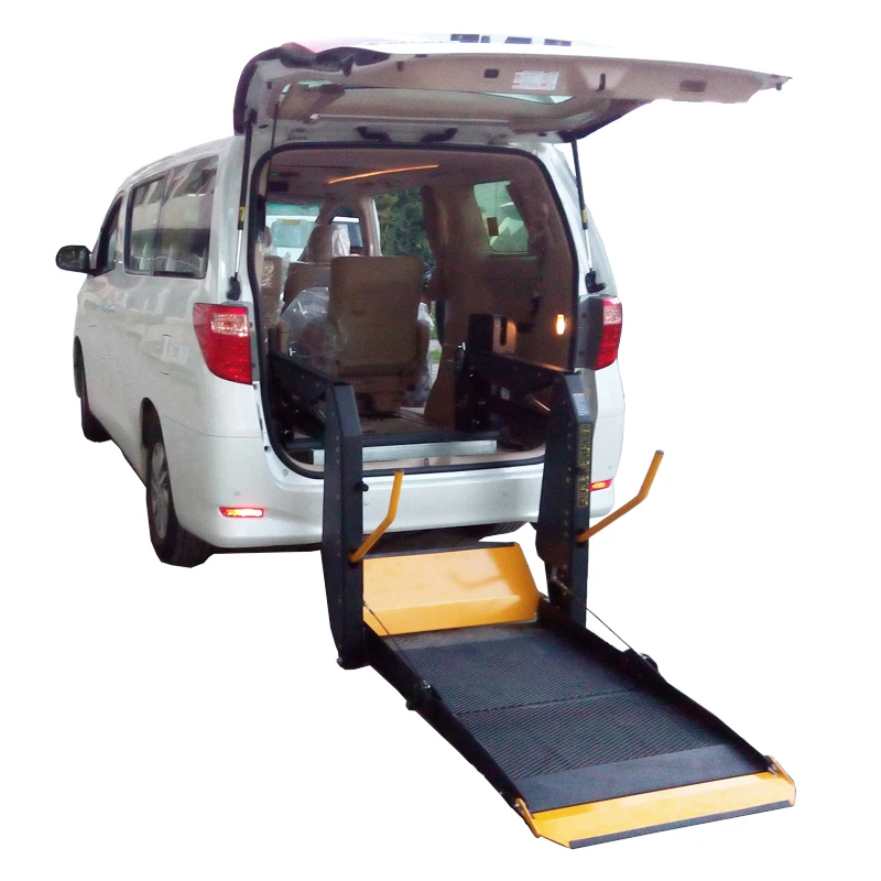 Car Van Bus Electric Hydraulic Wheelchair Lift Platform for Disabled Elderly Handicapped Wheelchair Passengers 300kg Capacity
