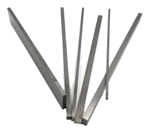 Tungsten Carbide strip stick cemented bar grey color 20mm Carbide Patti Thickness 10mm, Grade K10