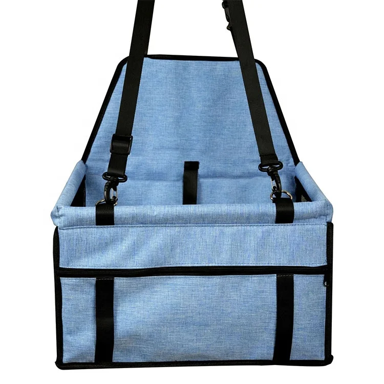 Safety Buckle Nonslip Travel Pet Car Booster Seat Foldable Dog Car Seat Cover