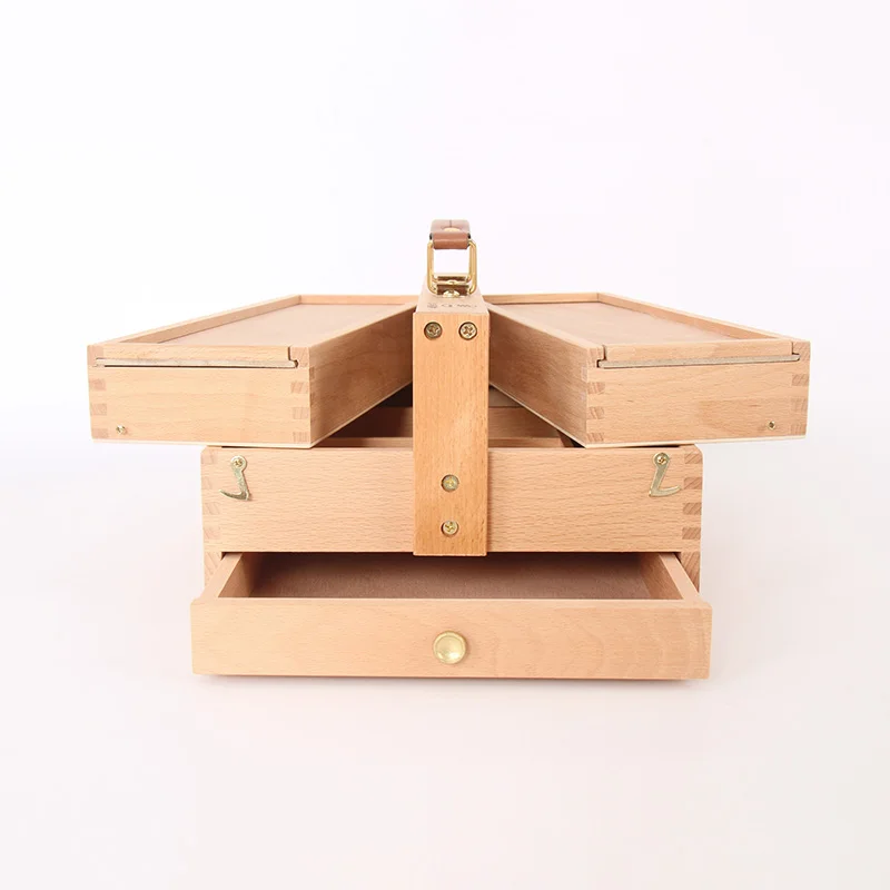 High Quality Artist Painting Tool Wooden Easel Box