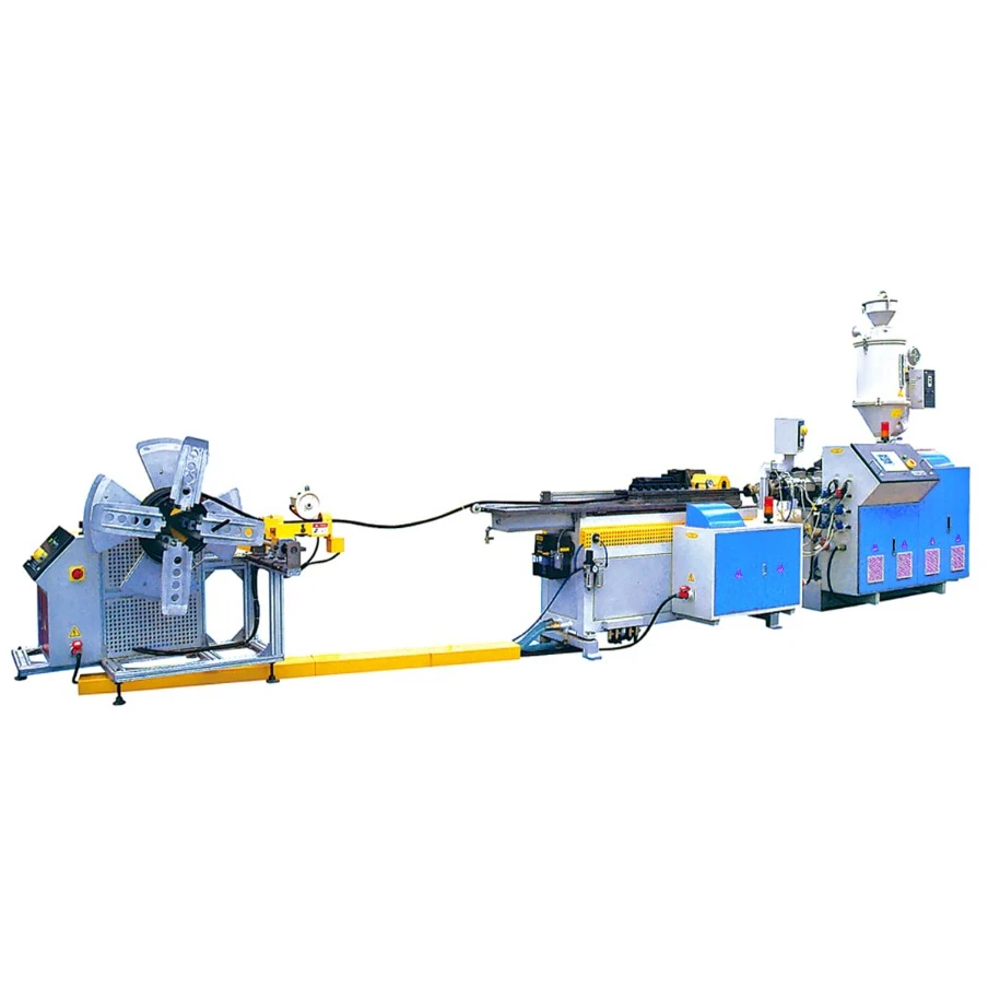 High Speed PP PE Corrugated Pipe Making Machine Single Wall Corrugated Tube Production Line
