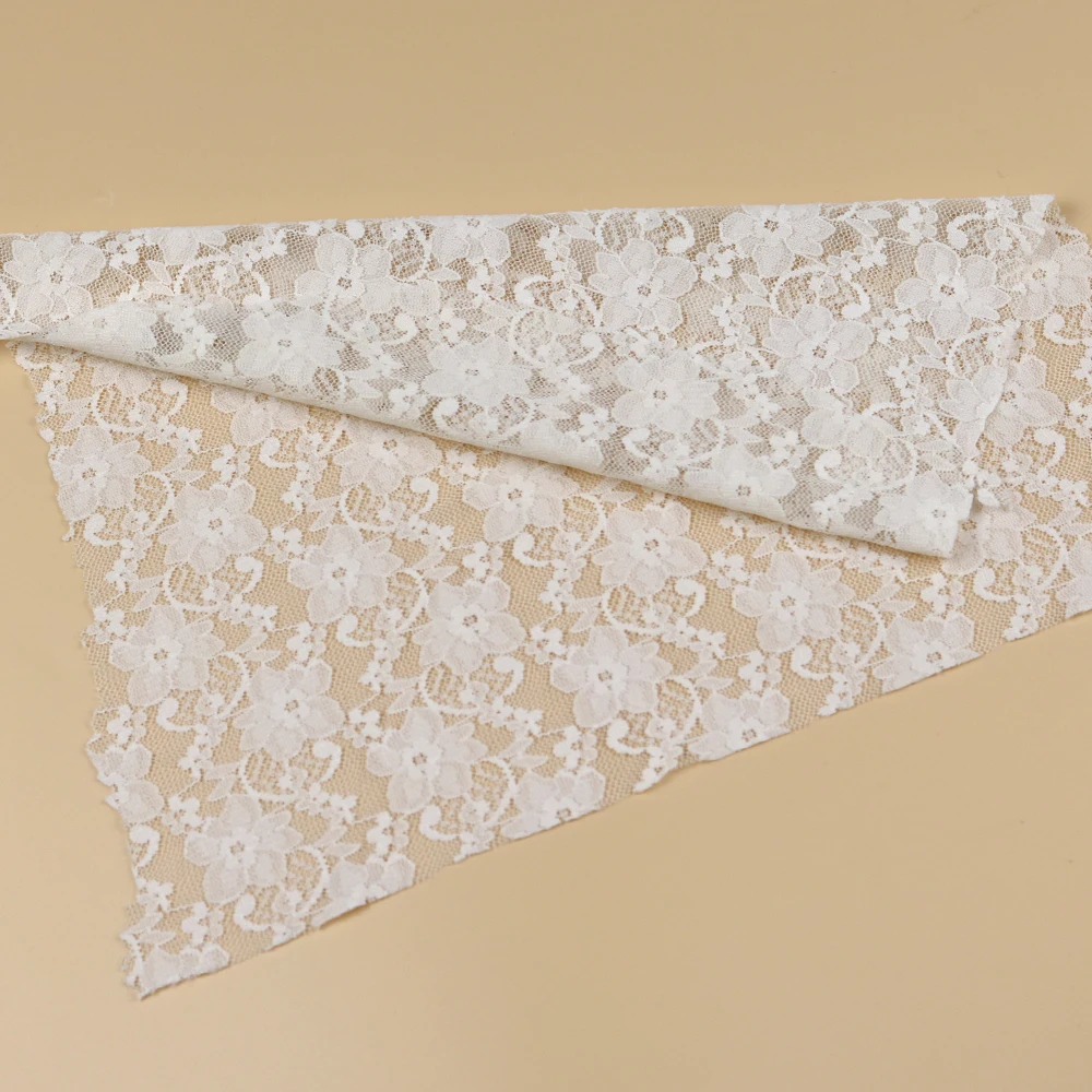 High elastic elegant 150cm width 3d flower lace fabric for underwear