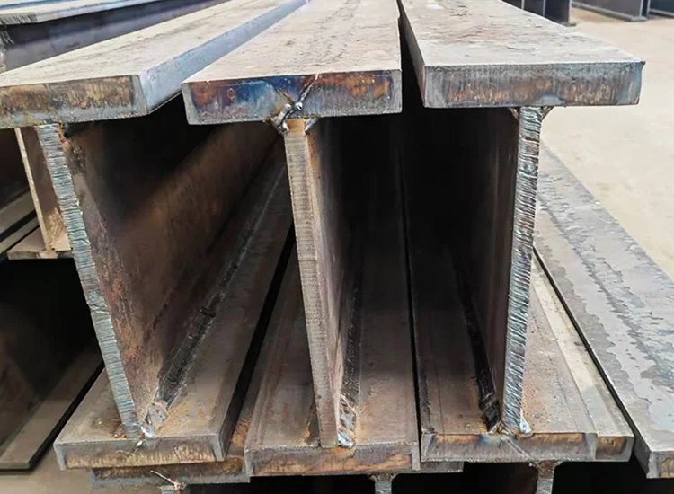 ASTM Standard Galvanized Carbon Steel H-Beams Custom Bending and Welding Price per Ton for Structural Iron Beam I-Beams