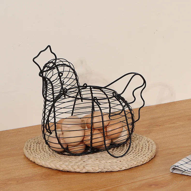 Kitchen Storage Basket Hollow Container for Egg Storage Fruit Egg Cage Household Decorative Container