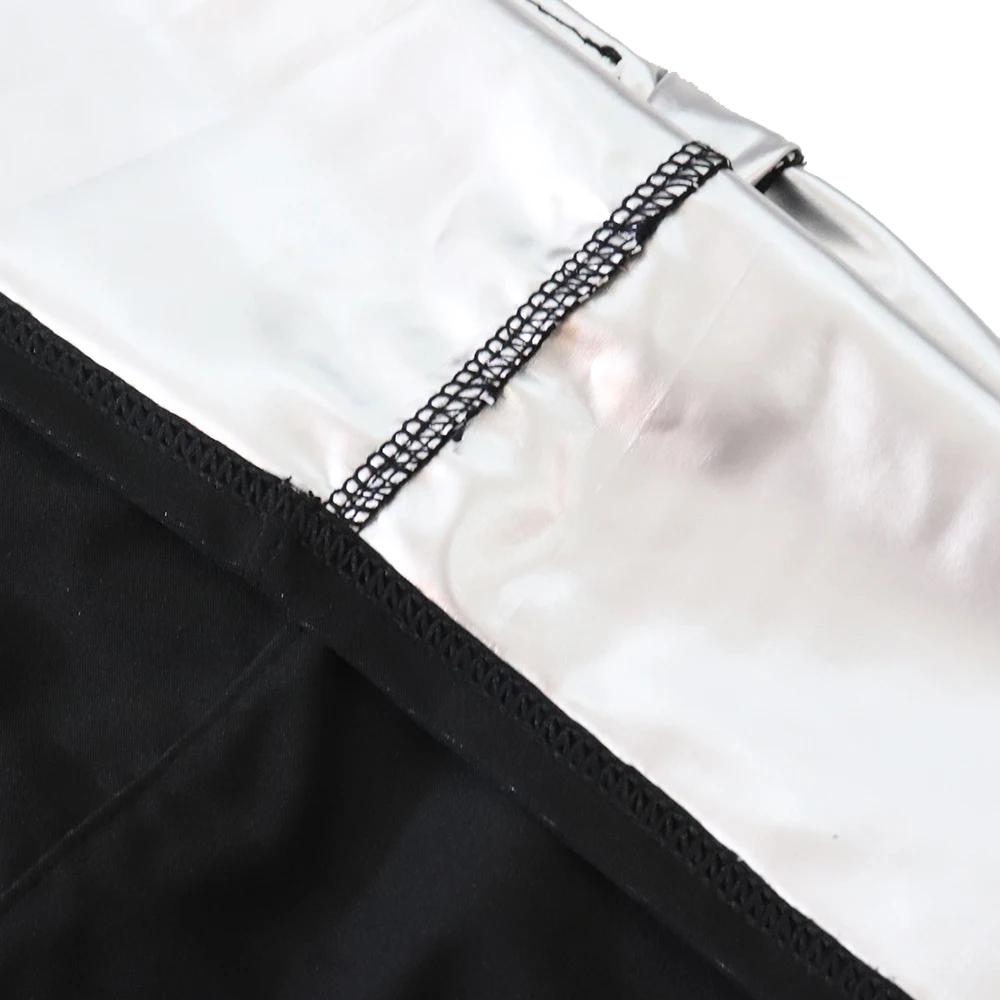 
Wholesale High Quality new silver coating Body Fitness PVC Sauna Suit For Lose Weight 