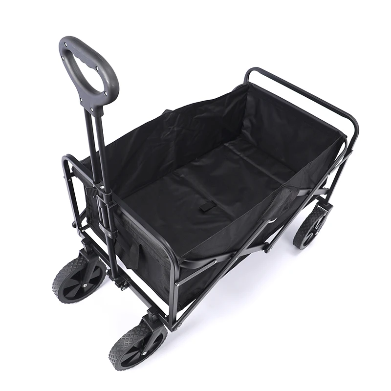 2024 Trolley Folding Wagon Cart Camping Cart Foldable Wagons carts 8 inch trolley for outdoor