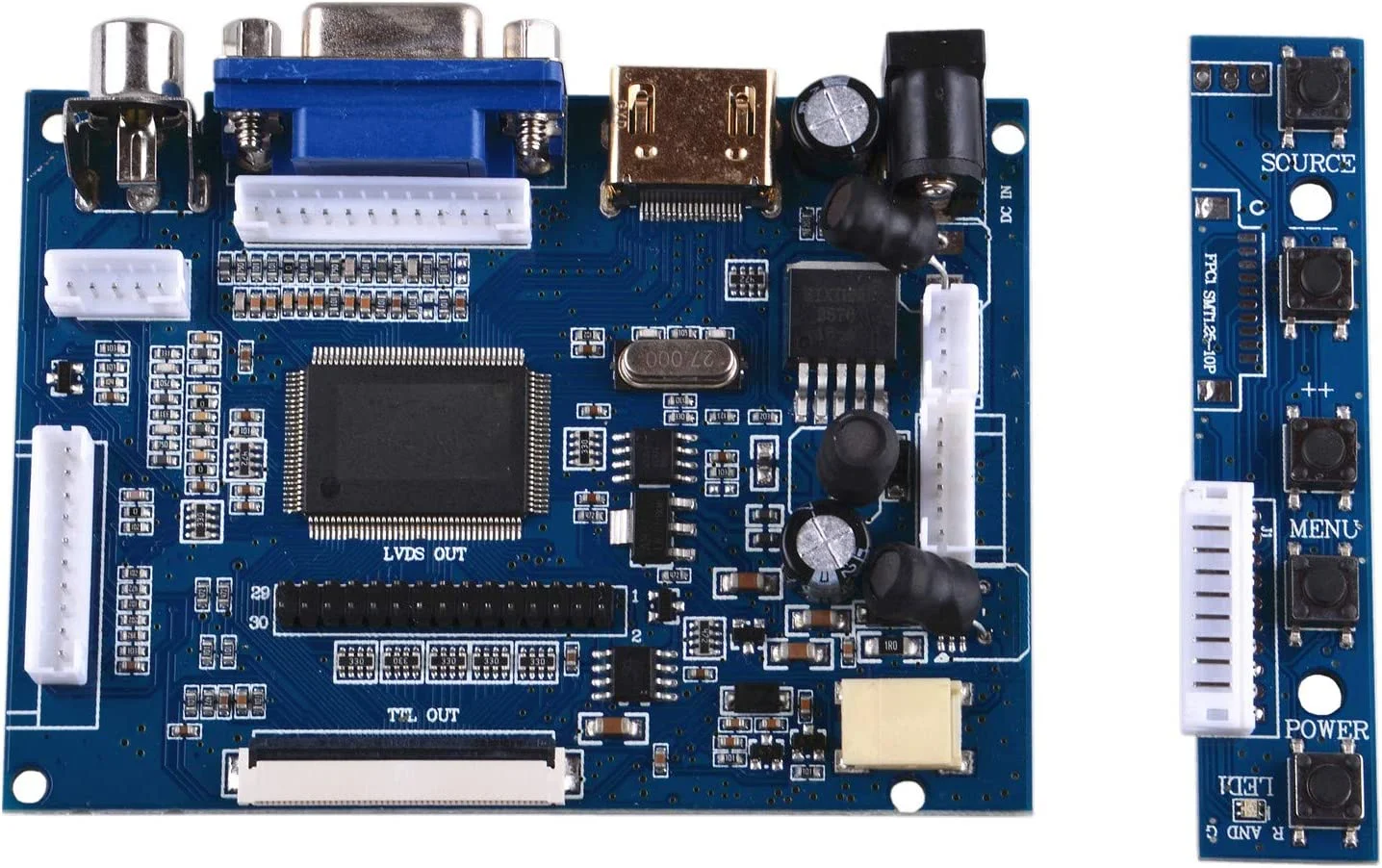 7 inch 1024 x 600 HDMI Screen LCD Display with Driver Board Monitor for Raspberry Pi