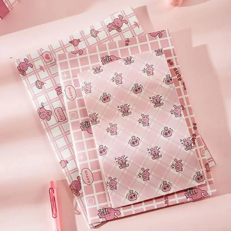 Cellophane Plastic Waterproof Thin Cigrate Gift Korean Floral One Color Wrapping Paper