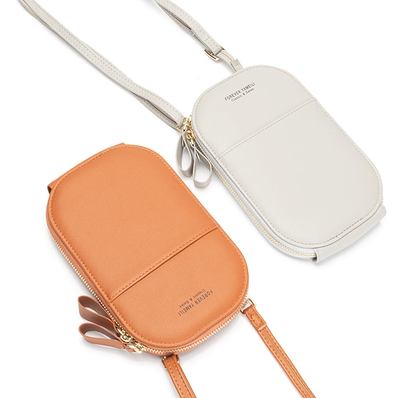 la mode et durable Portefeuille diagonal une paule pour femme Sac de tlphone portable Porte-monnaie