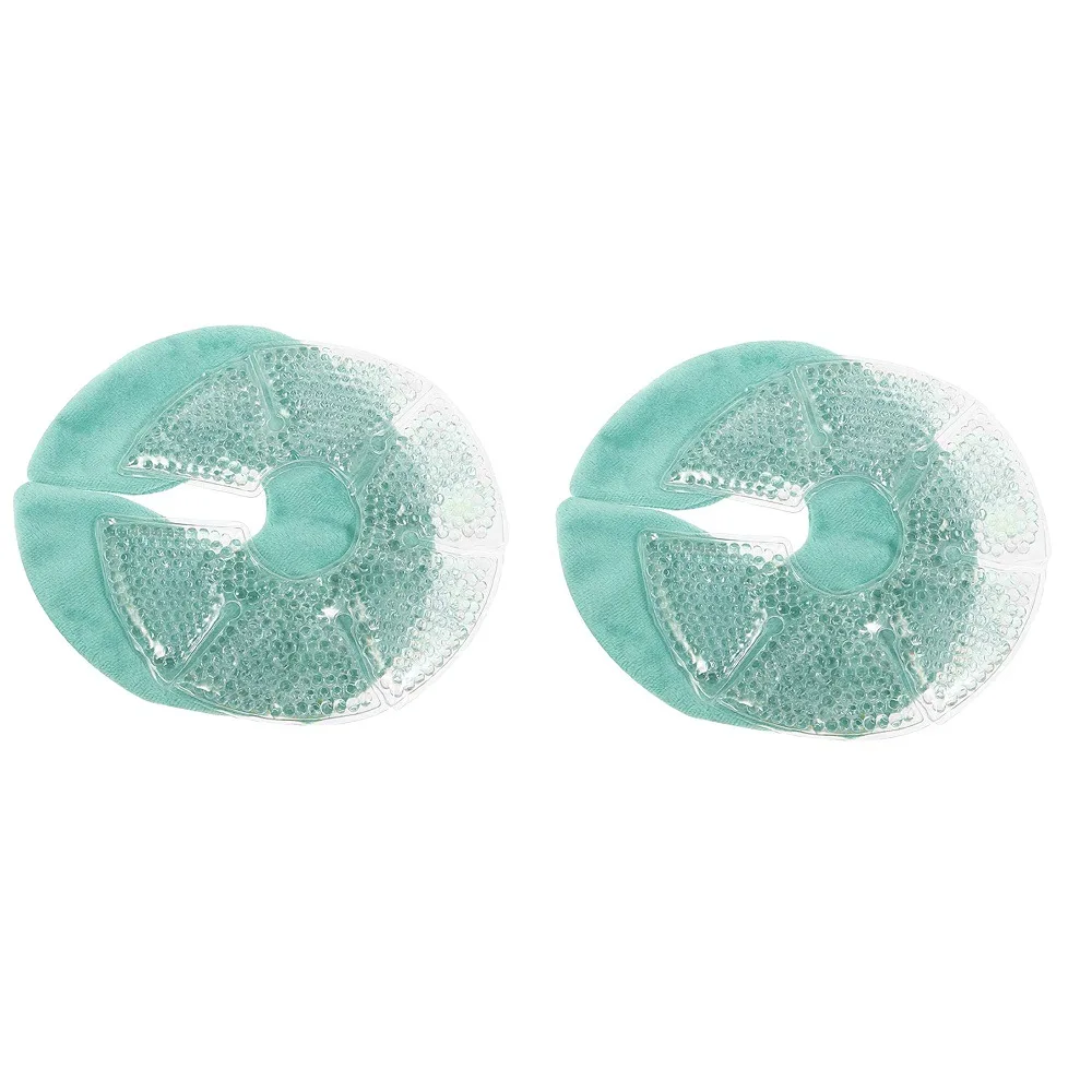 High Quality Breast Therapy Packs with Soft Covers, Hot and Cold Breast Pads, Breastfeeding Essentials for Moms, 2 Pack