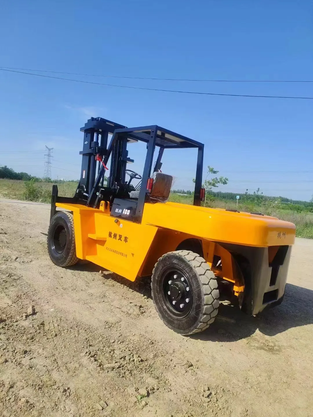Factory Direct Used HANGCHA 10T Forklift High Quality Forklift with Engine Core Components Made in China