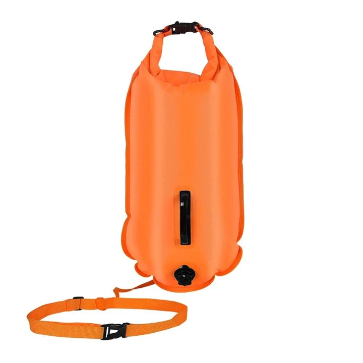 28L Swimming Buoy Tow Floats for Open Water Swimming Swim Buoy Custom Logo OEM Inflatable Waterproof Dry Bag Sack