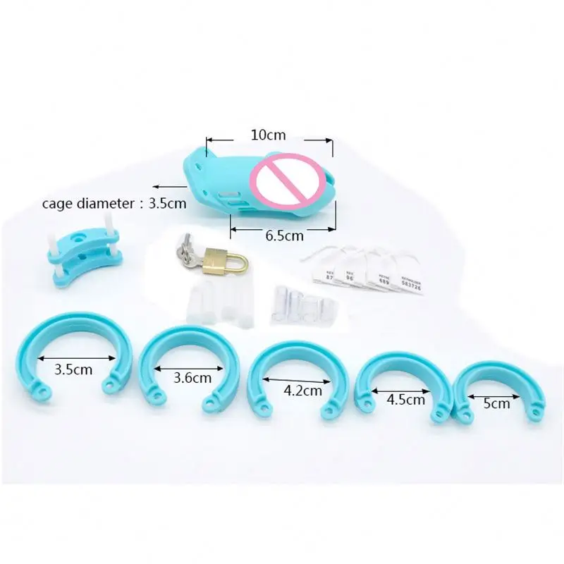 Silicone Penis Cage Male Chastity Lock Sex Toys For Men Male Penis Ring Penis Lock%