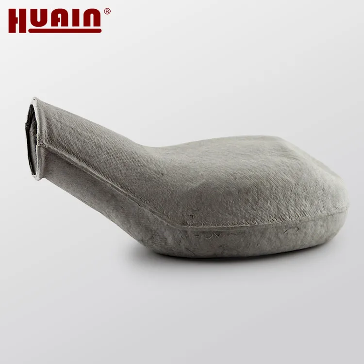 Eco Friendly Molded Medical Pulp Urine Bottles Male Urinal Pots with Lid Cellulose HUAIN