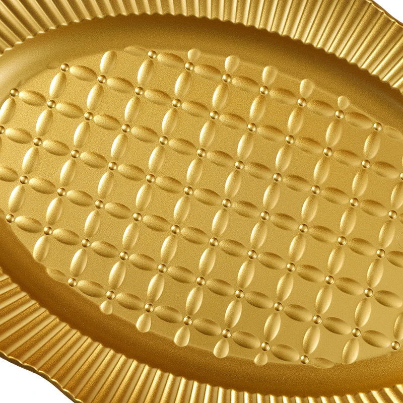 High Quality Hotel Restaurant home Dinner Under Plate Gold Plates