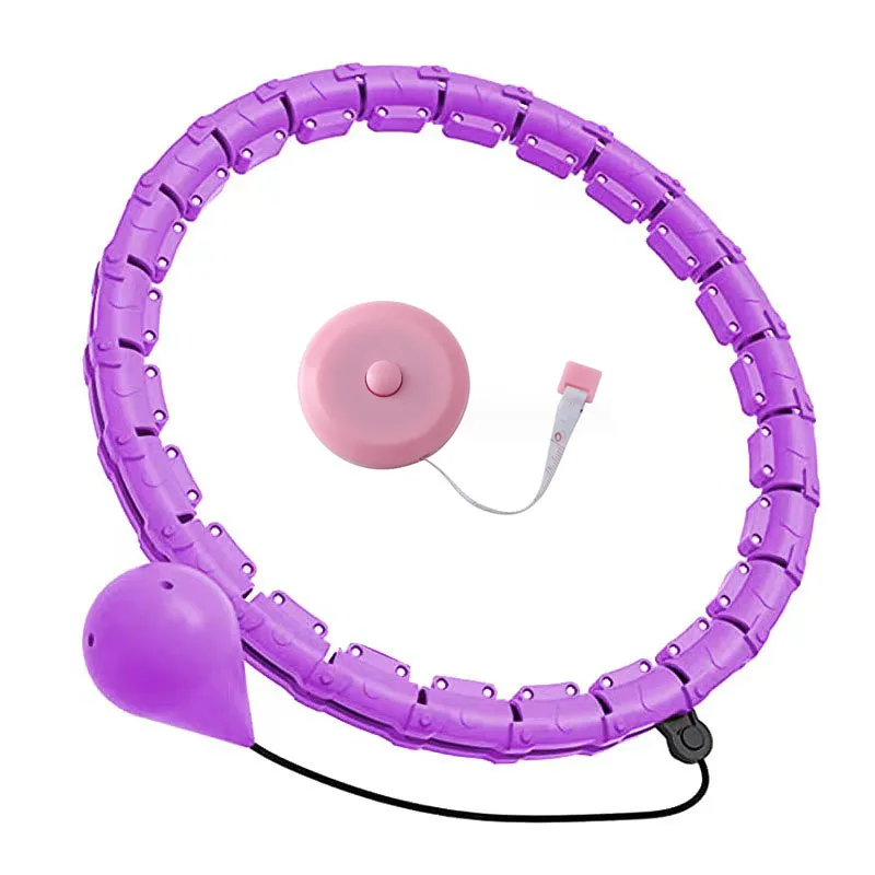 Snbo Low price waist smart massage fitness weight lose weighted smart hula ring hoop With Soft Ruler And Towel