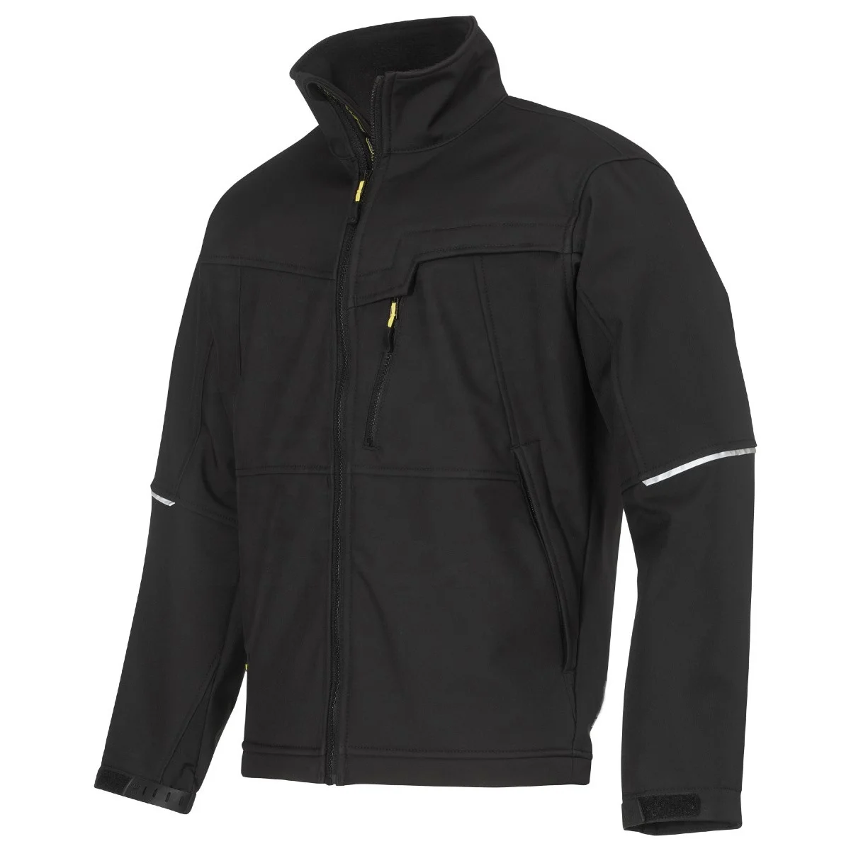 Fashion Water repellant polyester softshell jacket high quality men reflective safety workwear