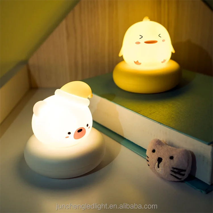 Decoracion de Navidad Cute Cartoon Patting Induction Led Lamp