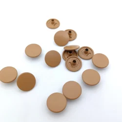 custom logo dyed metal spring snap button four snap button for jacket