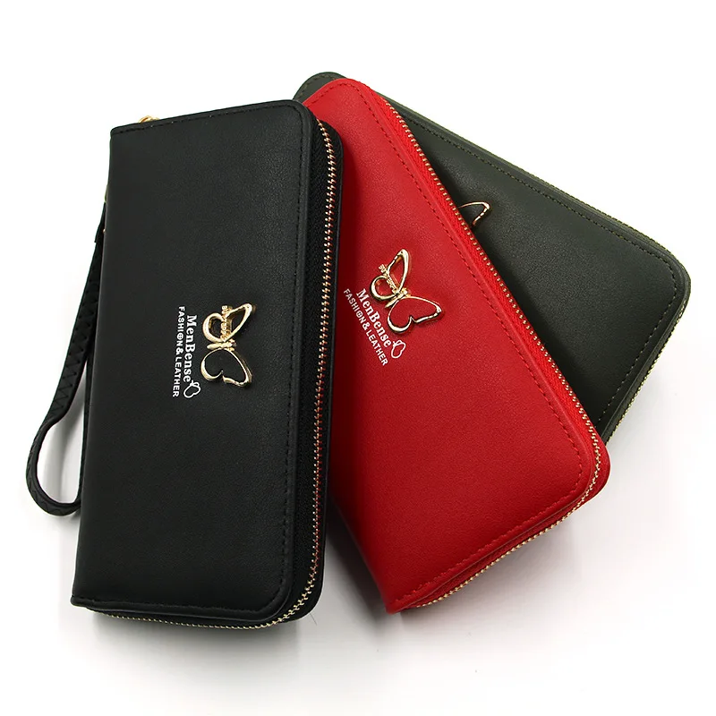 MenBense Women Wallets preppy style girls long multi card holder large capacity clutch purse stylish phone wallets for ladies