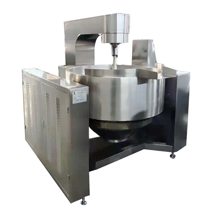 Small Scale Gas Electrical Heating Chilly Sauce Curry  Planetary Mixing Cooking  Tilting Jacketed Kettle