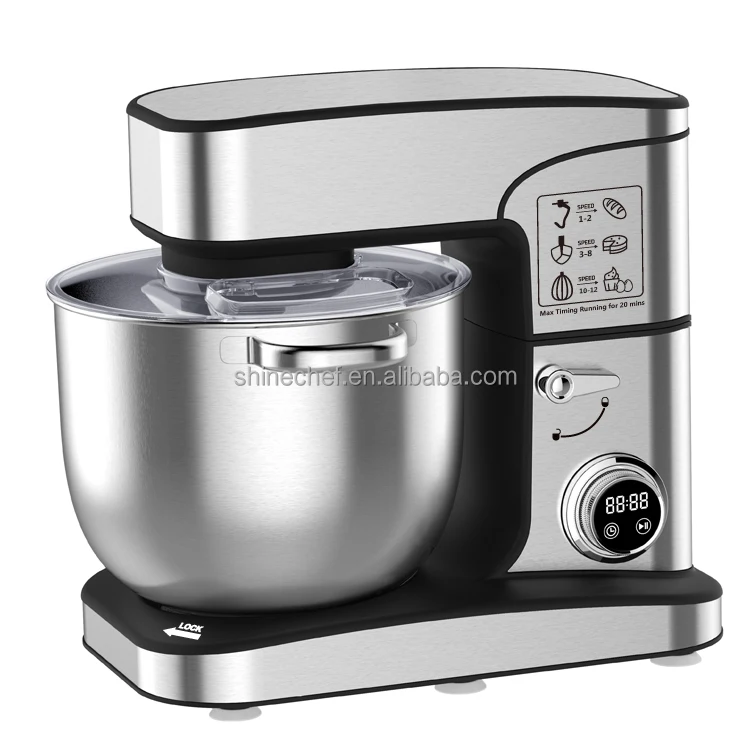 Big Size 10L 12L 16L Commercial Dough Pizza Flour Mixer Digital Stand Food Mixer For Bakery