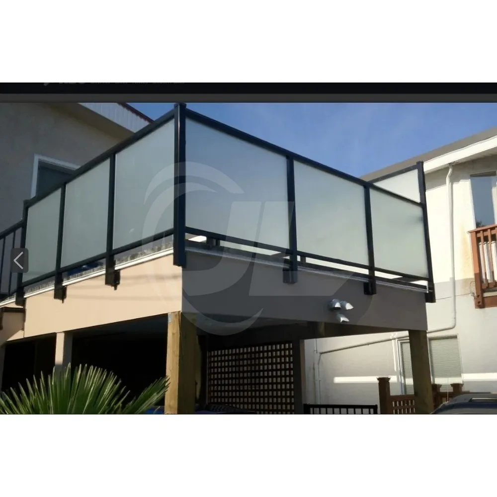 Tempered Glass Deck Railing Glass Balcony Glass Railing Balcony Detail