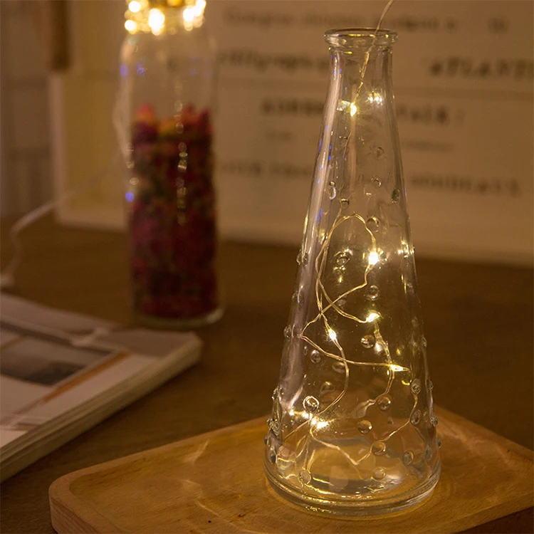 Медная проволока струнные огни маленькая лампа рисовая бутылка струнная лампа Фея Светодиодная лампа торт декоративные огни