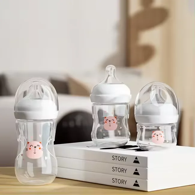 OEM Factory Custom BPA FREE Milk Baby Feeding Bottle biberones para bebes Drinking baby bottles sets For teteros