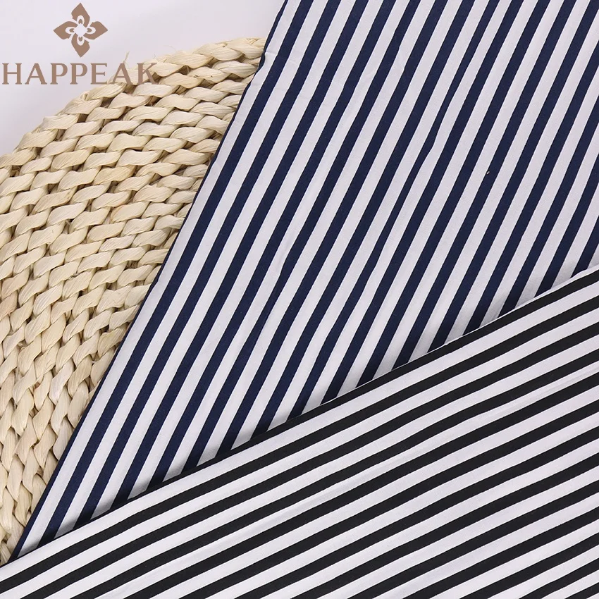 Muestra Gratis De Tela Tejida De Algodon, Tela Estampada De Algodon Puro De Popelina Con Rayas De Cebra De 0,5 Cm Para La Confec