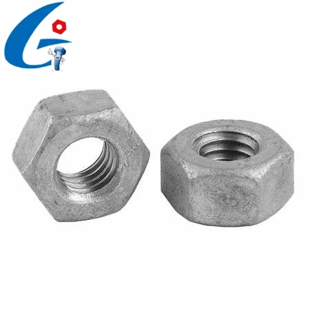 
Carbon steel Grade4.8 hot dip galvanize hex nut 