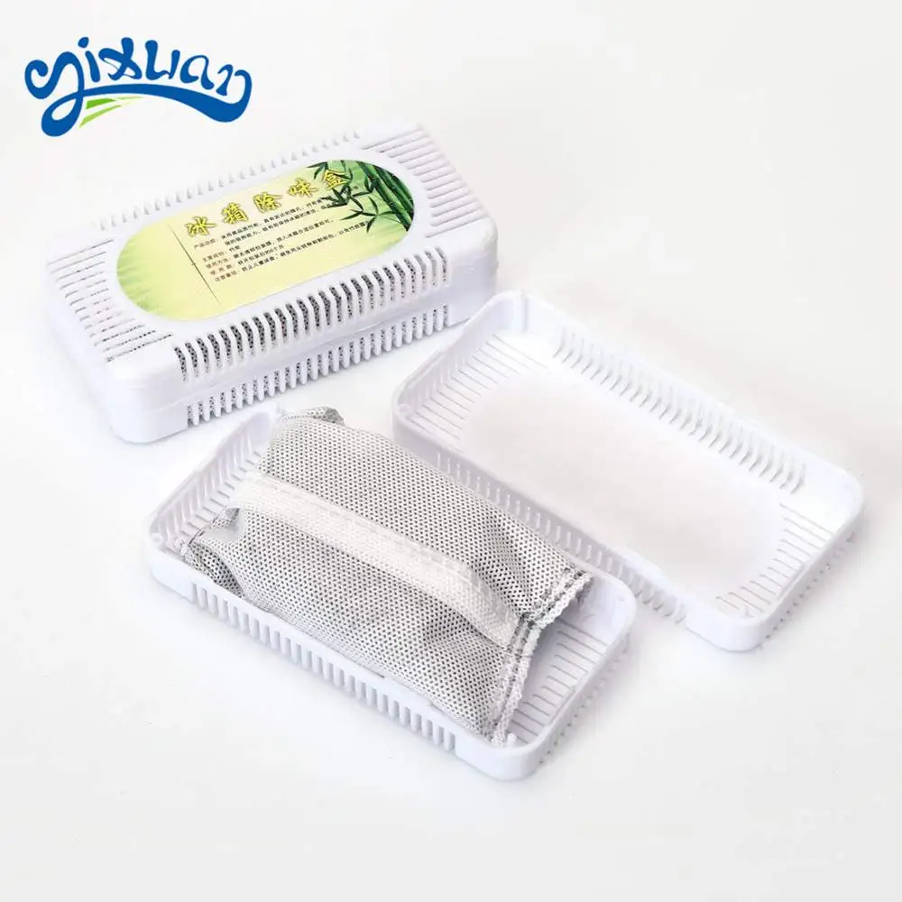 Charcoal odor absorber refrigerator deodorizer air freshener fridge odor absorber