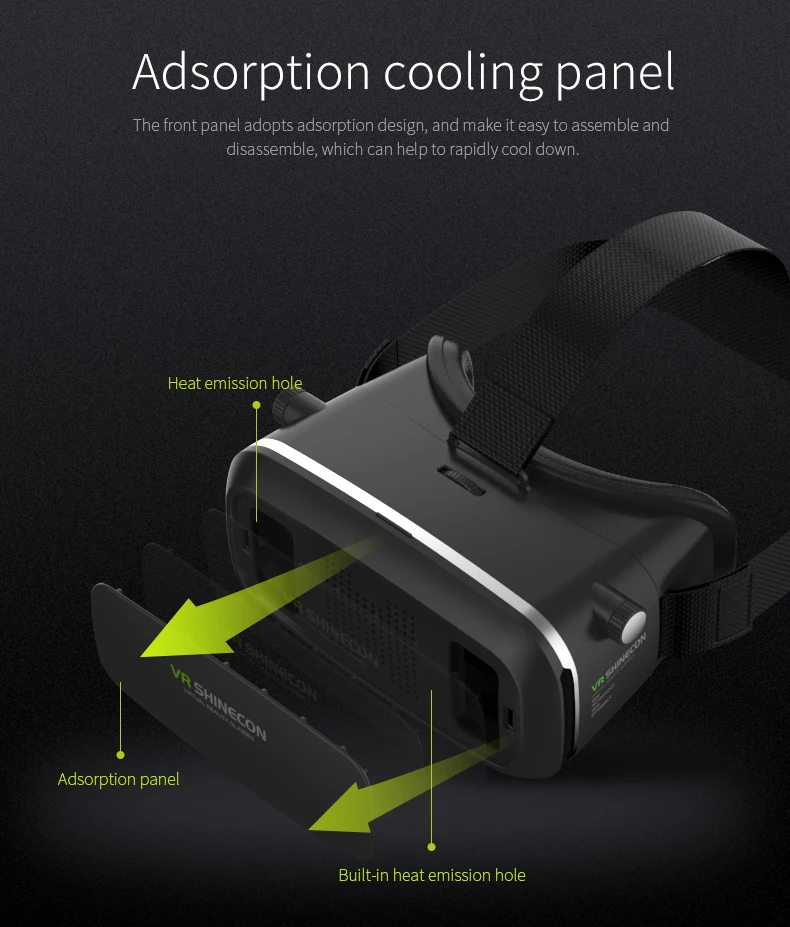 Blue Ray Resistance Panorama VR Headset Case Phone VR Box For Mobile